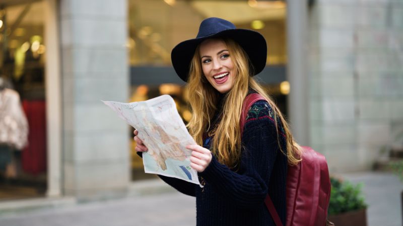 Happy-female-traveller