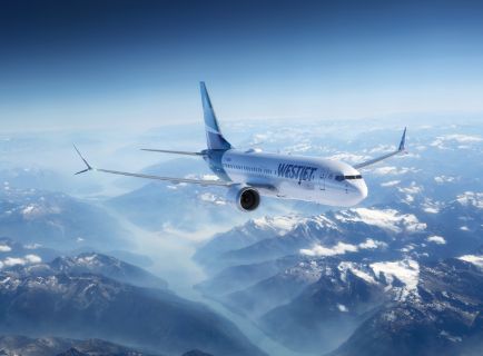 WestJet airplane image