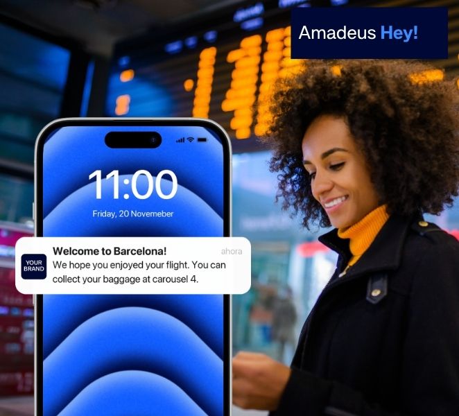 Amadeus Hey! is a customer engagement platform for travel agencies.