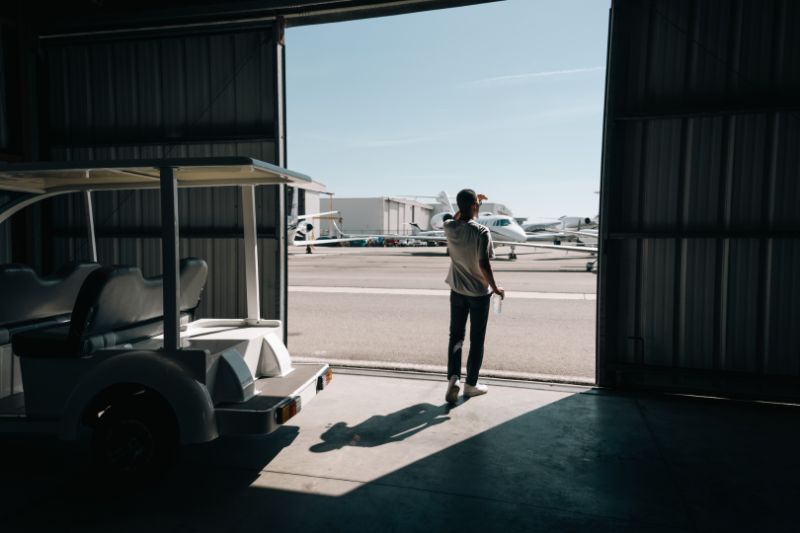 Ground Handler at an airport.