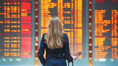 Flight status board