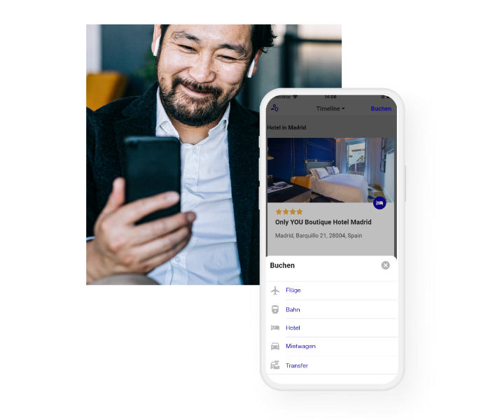 Amadeus Cytric Geschäftsreise- und Reisekostenmanagement App