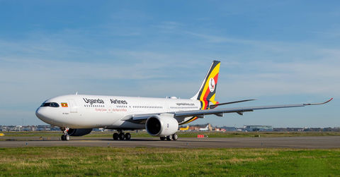 Uganda Airlines aircraft